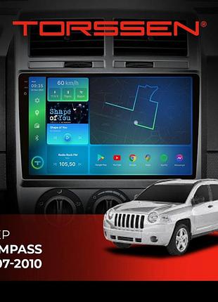 Torssen штатная магнитола torssen 2k jeep compass 07-10 f10432 4g carplay dsp
