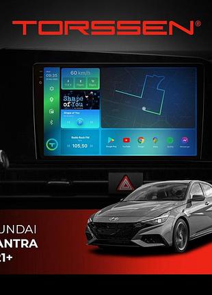 Torssen штатна магнітола torssen 2k hyundai elantra 21+ f9432 4g carplay dsp
