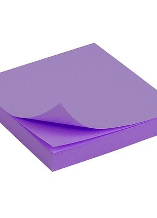 Бумага для заметок самоклеящаяся dscn0620(violet) 100 шт, 76х76 мм