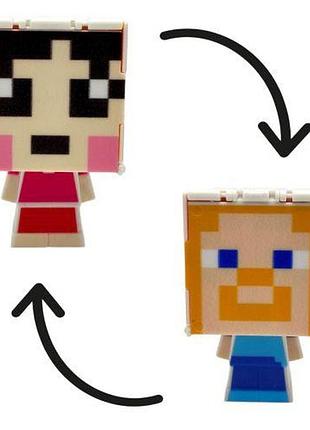 Герой-трансформер "майнкрафт/minecraft" (джеб) на планшете