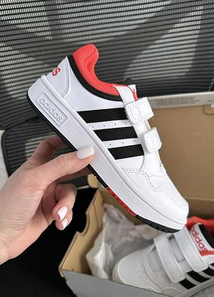 Популярные кроссовки  на липучках adidas hoops