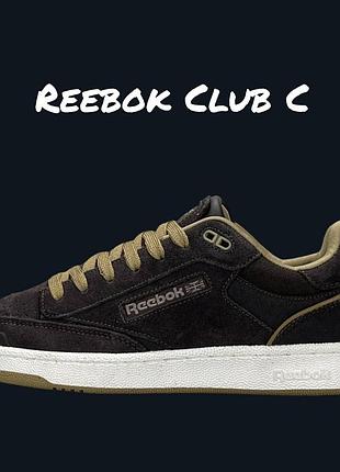 Reebok club c brown white