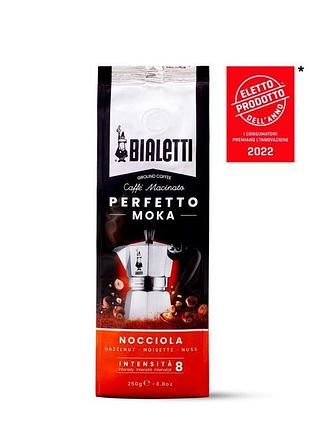 Кофе bialetti perfetto moka nocciola 8 (лесной орех), помол для moka, обжарка средняя, 20% арабика/80% робуста