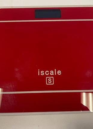 Весы напольные 2017d iscale 180кг (0,1 кг) температура 8054