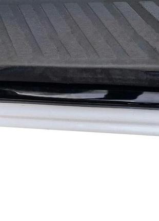 Накладки на дверные пороги ddu (2 шт) матовые для volkswagen lt 1995-2006 гг