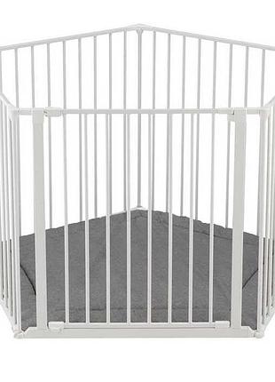 Манеж–ограждение с матрасом babydan park a kid white