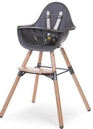 Стульчик для кормления childhome evolu 2 natural anthracite
