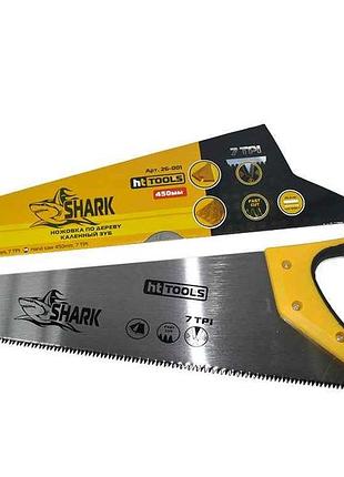 Ножівка столярн. shark , 500мм, 7 tpi 26-002 тм ht tools