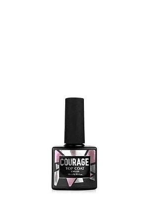 Топ 10мл финишное покрытие top coat полимерное тм courage