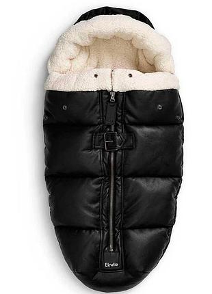 Зимний конверт с мехом elodie details aviator black