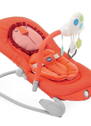 Кресло-качалка шезлонг chicco balloon lion