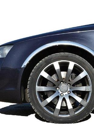Накладки на арки (4 шт, нержавейка) для ауди a6 c6 2004-2011 гг