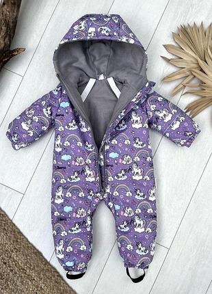 Детский демисезонный комбинезон trendy, осень, весна, 80, 86