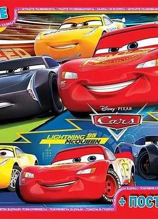 Пазлы g-toys "тачки" 117 элементов + постер 21 х 30 см z 10198