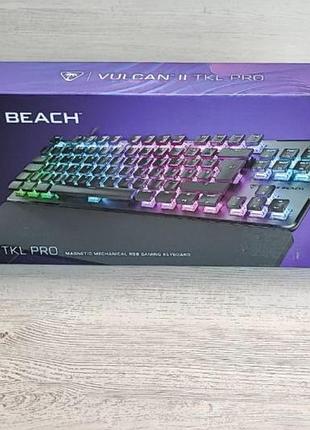Геймерська клавіатура turtle beach vulcan ii tkl pro (магнітні світчі, rapid trigger)