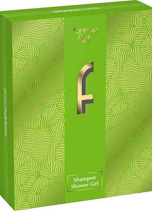 Набір подарунковий для жiнок green (гель д/душшампунь) тм fantasy flirt