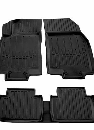 Килимки stingray 3d (5 шт, поліуретан) для nissan x-trail t32/rogue 2014-2021 рр