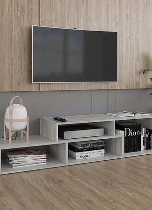 Тв тумба, тумба під телевізор, тумба tv i-177 бетон