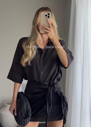 Костюм з сорочки і спідниці zara
