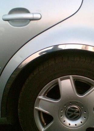 Накладки на арки из нержавейки (4 шт) для volkswagen bora 1998-2004 гг