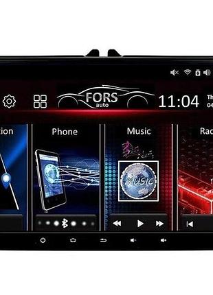 Универсальная магнитола fors-auto для volkswagen 4 pro-9 (9", 4+64gb, carplay)