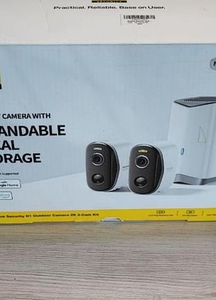 Система видеонаблюдения baseus security n1 (2 камеры + база) 2k hd