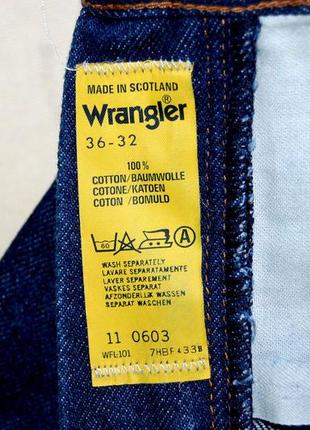 Джинсы wrangler р.36/32 original scotland6 фото