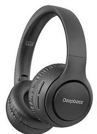 Навушники bluetooth deepbass r12 чорні