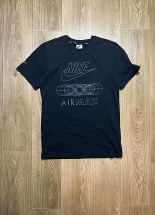 Футболка nike air max чорна s розмір