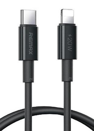 Дата кабель remax rc-c026 c-l dofon series pd 20w 1m type c - lightning чорний