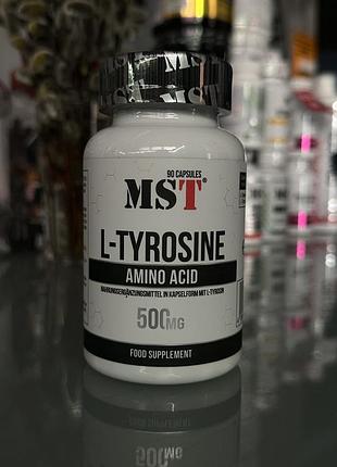 Mst l-tyrosine 500 | амінокислота тирозин 90 капсул