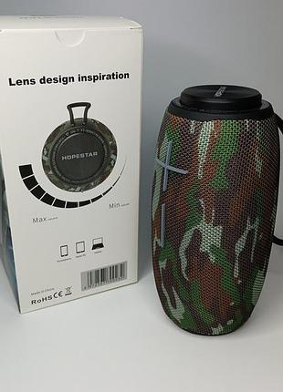 Портативная беспроводная bluetooth колонка hopestar p31 камуфляж 20w