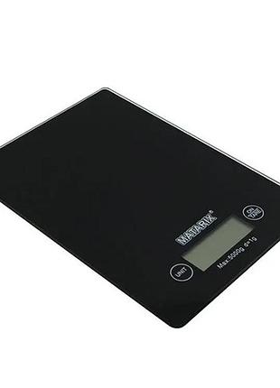 Весы кухонные matarix mx-402 \ электронные кухонные весы черные