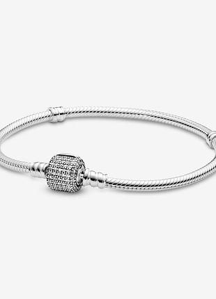 Серебряный браслет пандора 19