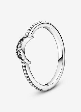 Серебряное кольцо pandora молодой месяц 199156c01 17.2
