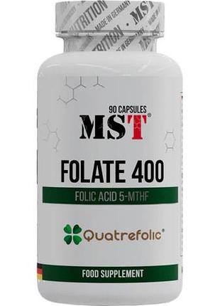 Фолат mst folate 400 quatrefolic 90 капсул