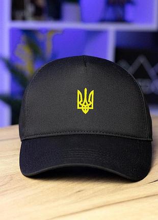 Кепка pobedov trucker cotton - герб жовта вишивка чорний