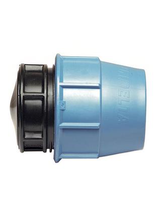 Заглушка компрессионная зажимная для пластиковой трубы ø 50 pn16 pp-b unidelta 1012