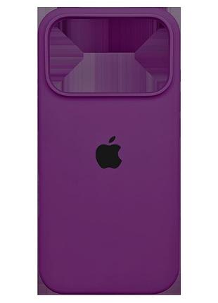 Оригинальный чехол silicone case iphone 17 pro max (purple)
