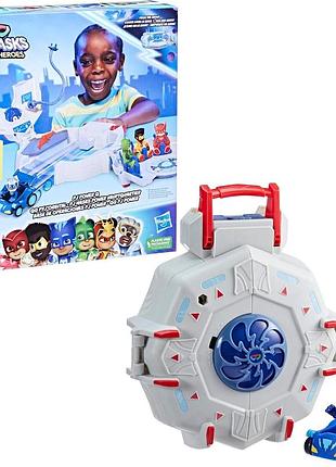 Pj masks power heroes pj power q playset f7820 hasbro герої в масках штаб пускова установка з 1 автомобілем