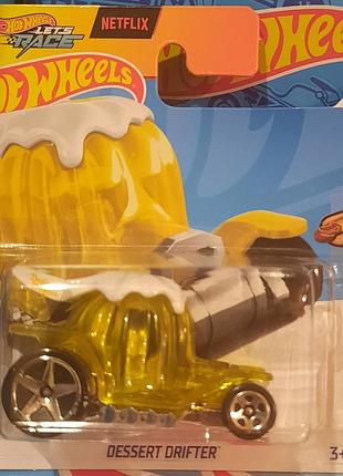 Hot wheels 2024 fast foodie dessert drifter 2/5 162/250 htd87 пудинг машинки базові колекційні хот вілс