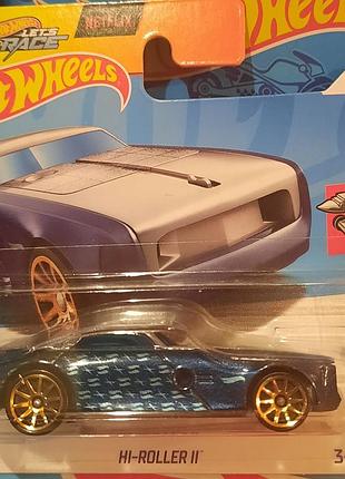 Hot wheels 2024 rolling metal hi-roller ii 5/5 247/250 hry94 хай роллер машинки базові колекційні хот вілс