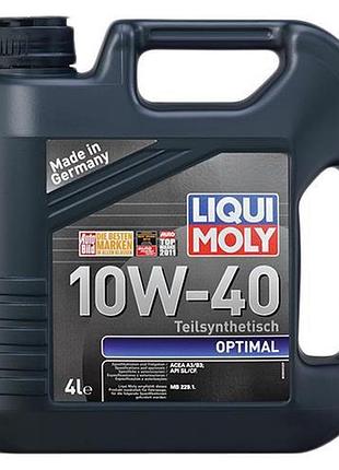 Моторне мастило liqui moly optimal 10w-40 (4л)