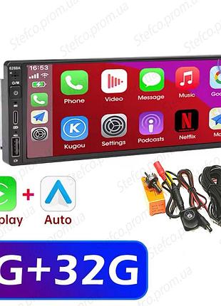 Android магнитола navifly 6288a 1din fm usb aux wi-fi gps ресивер камера заднього виду ahd720p
