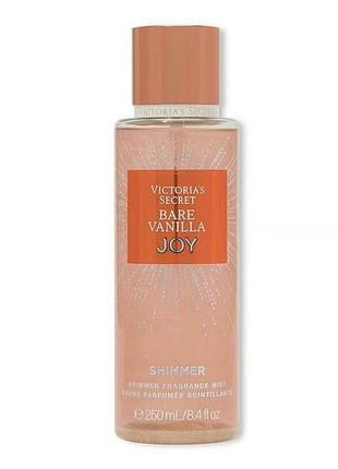Спрей для тіла з шимером victoria's secret bare vanilla joy shimmer fragrance mist