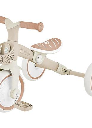 Дитячий велосипед біговел globber learning trike 2в1 plus coconut