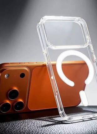 Оригинальный прозрачный чехол clear case with magsafe iphone 17 pro max