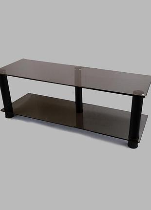 Тумба тв из стекла 1100х350х374 commus аскет new mini bronza-bl