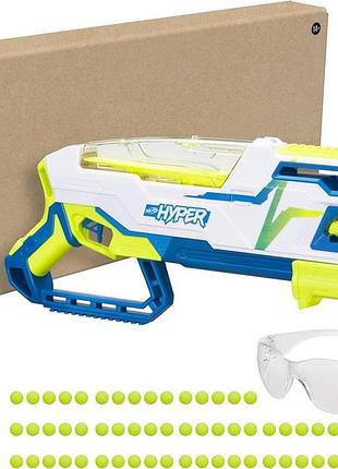 Nerf hyper siege-50 pump-action blaster f4732 ffp hasbro нерф гіпер сайдж-50 бластер окуляри іграшкова зброя
