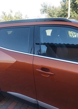 Окантовка окон (6 шт, нержавейка) для peugeot 2008 2019- гг